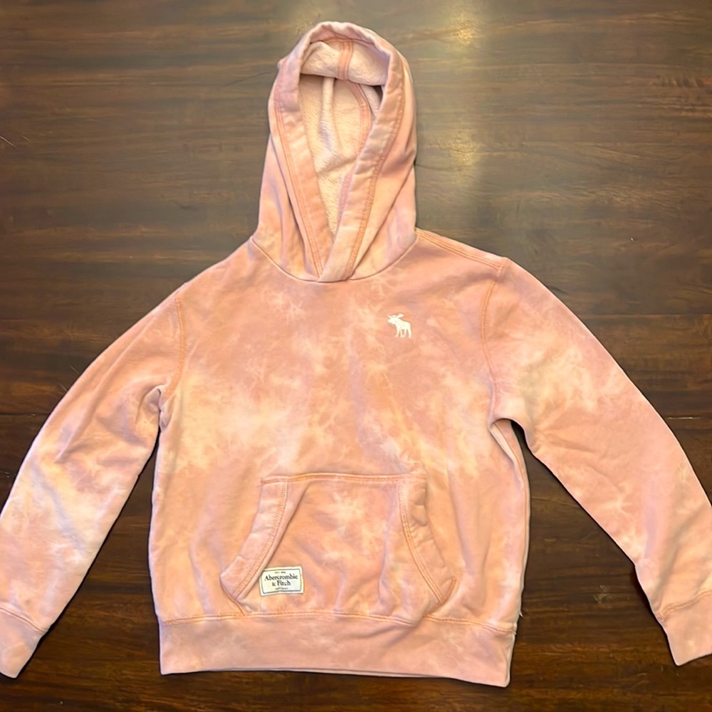 COPY - Girls Abercrombie & Fitch Rose pullover hoodie 9/10